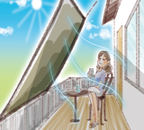 フチ付き遮光ネット 2×2