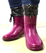 PVCお手軽ブーツ L ワイン L
