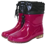 PVCお手軽ブーツ L ワイン L