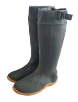 紳士TPEカバー付長靴 (カーキ) L SS-0231