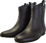 PVCショートジョッキーブーツ(黒) LL SS-0212