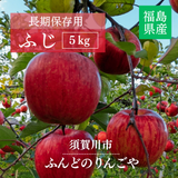 りんご 【ふんどのりんごや】 ふじ  蜜無し 長期保存用 5kg  16～18個 福島県須賀川《2/上旬～2/中旬より出荷》