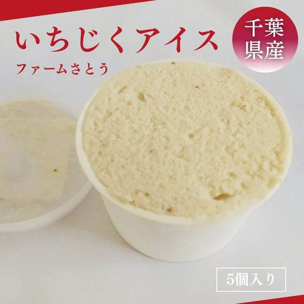 いちじく 【ファームさとう】 いちじくアイス 5個 千葉県香取市