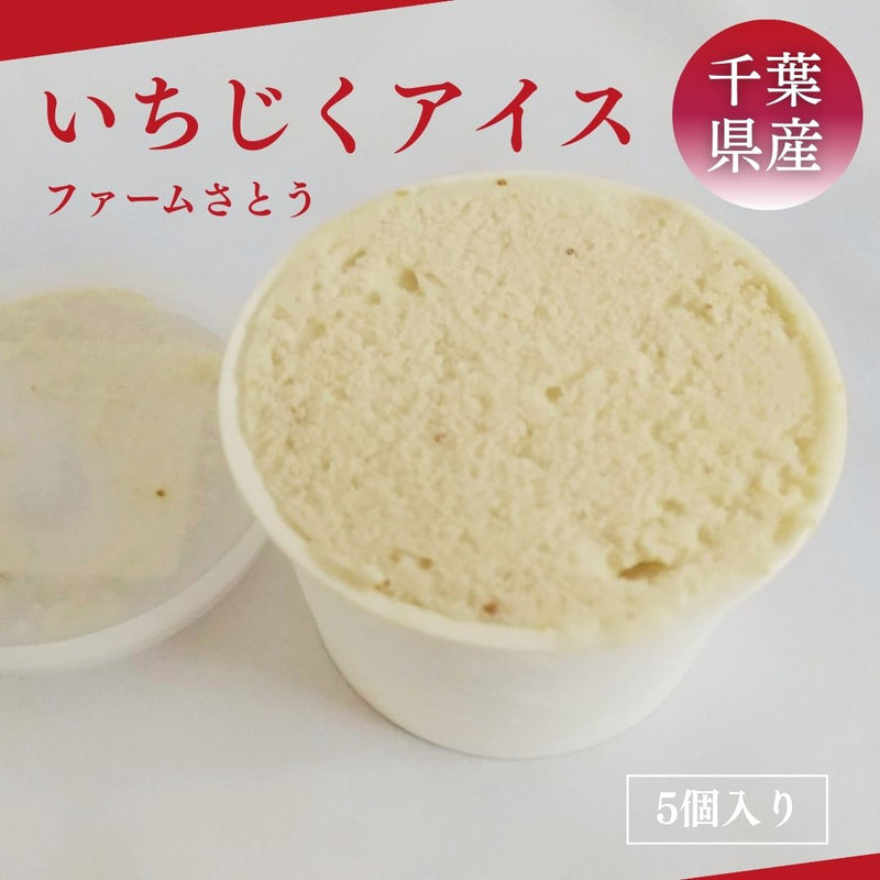 いちじく 【ファームさとう】 いちじくアイス 5個 千葉県香取市