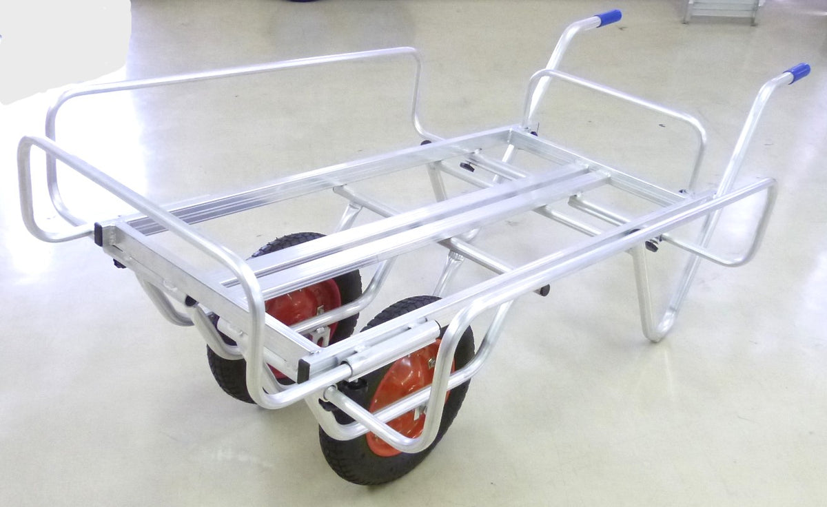 シンセイ アルミコンテナカー1輪　1ヶ積 4571191198426 3台（直送品）