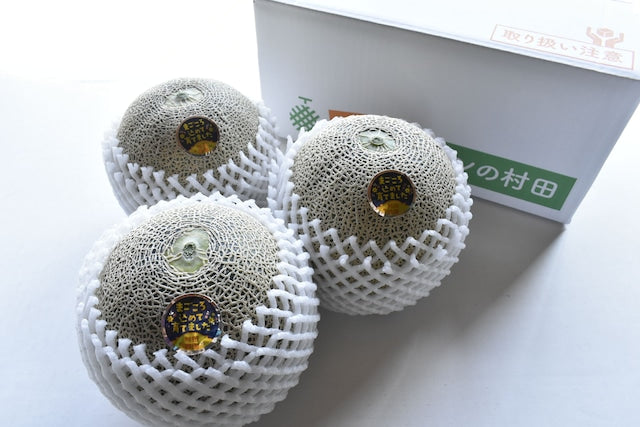 メロン 【メロンの村田】 アンデスメロン 3玉 3L～4L 糖度16前後 贈答用 母の日 茨城県鉾田市 《5/上旬～5/中旬より出荷》