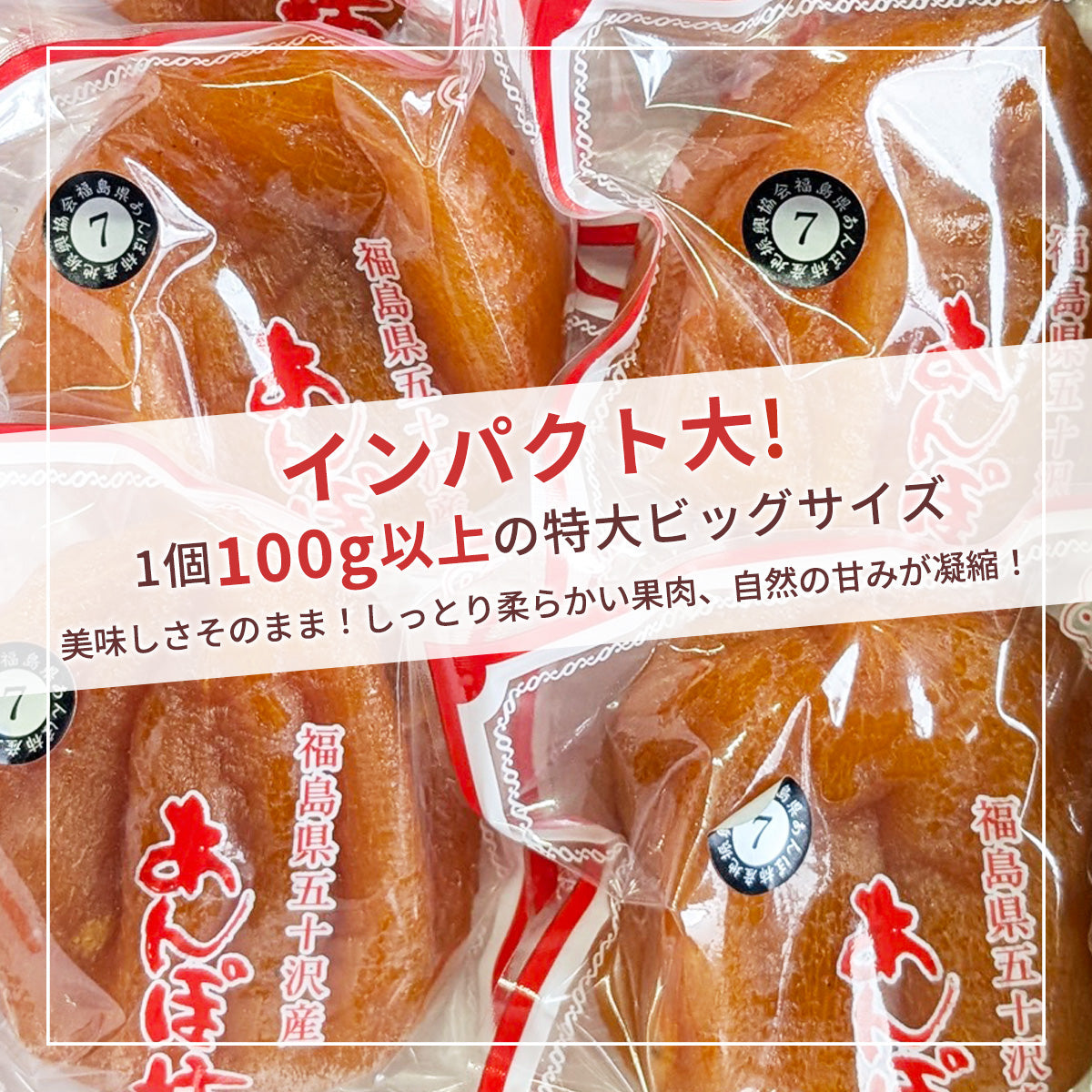 干し柿 【種まきうさぎ】 ビッグあんぽ柿 8個 800g以上 贈答用 化粧箱