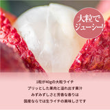 ライチ 【森緑園】 国産 生ライチ モリノライチ 400g 10玉 糖度15度 贈答用 宮崎県 《6/下旬～7/中旬の出荷》
