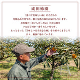 柿 甘柿 【成田柿園】 やさとの柿 富有柿・次郎柿等  3.5kg 3L 12個 茨城県石岡市《11/上旬～11/中旬より出荷》