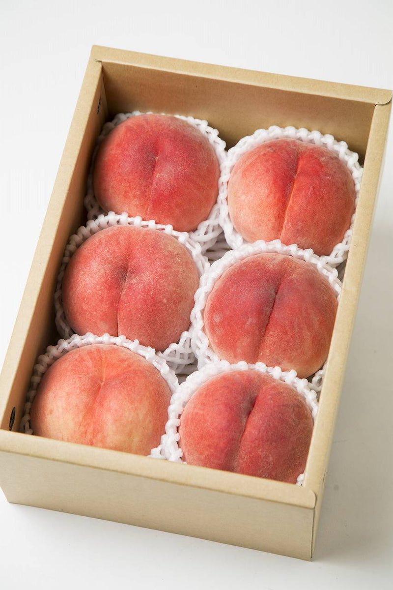 早期予約割引き/【種まきうさぎ】硬い 桃 おどろき 2kg（5～6個） 福島県伊達市 《8/12～8/中旬出荷》
