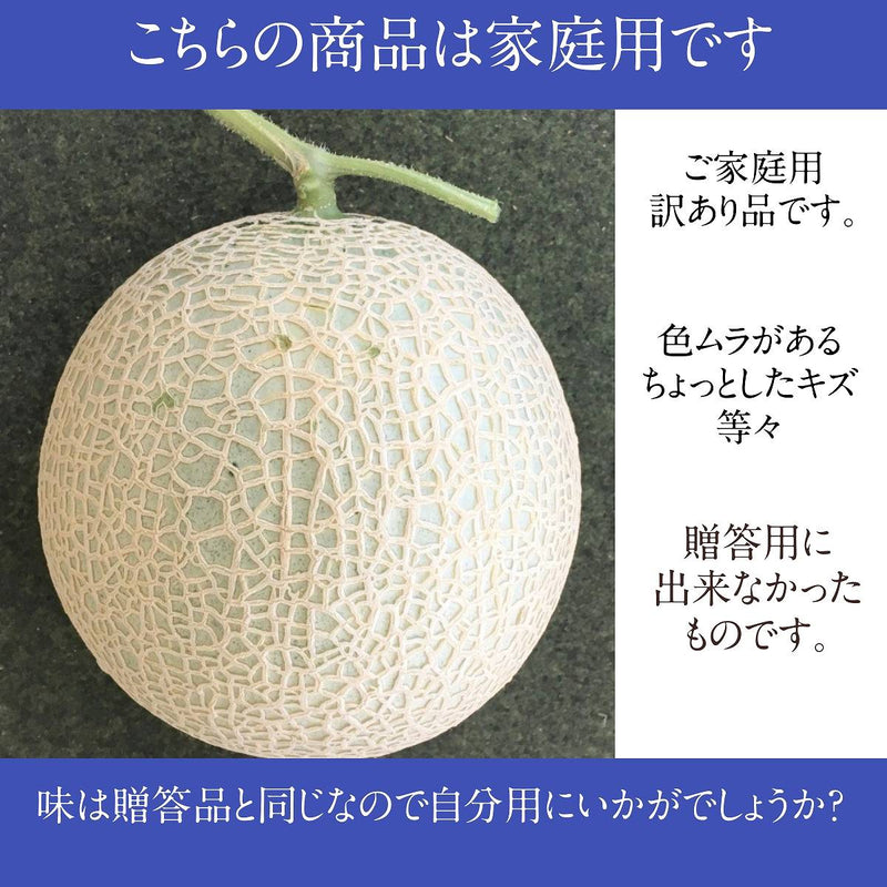 メロン 【トヨタ緑産】 肥料屋さんが作った あま～いメロン 2玉 2.4㎏ 家庭用 静岡県磐田市 《1/下旬～2/上旬の出荷》