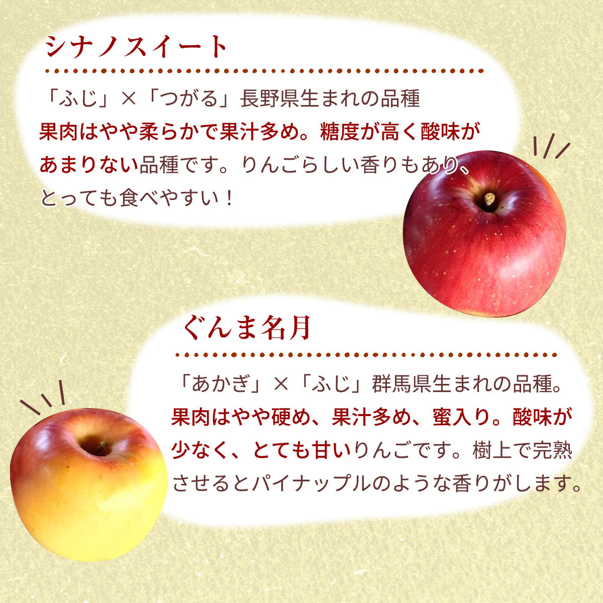 りんご 【信州安曇野 米山農園】 3~4種のりんご ちょっと良い家庭用