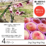 桃 【箭内厳雄果樹園】 もも 2kg 5～9玉 品種おまかせ 贈答用　福島県 《7月下旬～8月上旬から出荷》